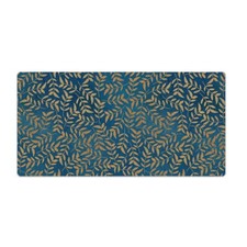 Desk Mouse Mat Pad Laptop Office Computer Home Golden leaves 100x50 picture