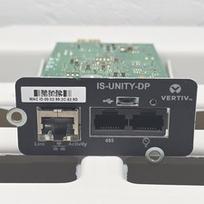 Vertiv IS-UNITY-DP IntelliSlot Network Card RJ-45 USB RS-485 10Mbps. picture