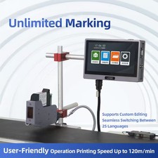 25.4mm Online Auto Printer High Resolution 600 DPI Date picture