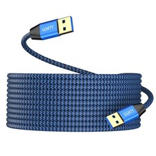 USB to Cable 10FT,Durable Braidedfor 3.0 Male Type 10FT, Blue  picture
