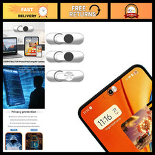 3 Pack Ultra Thin Privacy Slider Cover for Front Camera - Webcam Security Shield picture