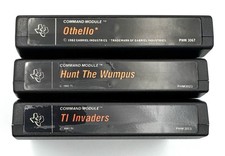 Texas Instruments Cartridge Command Module - Lot Of 3 Games  - Untested picture