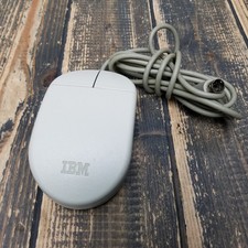 Vintage IBM Computer Mouse Model 13H6690 Roller Ball PS/2 Connector picture