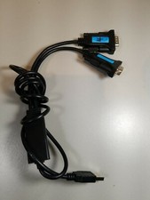 TECHTOO  USB to (2) RS232 Serial Cable DB9 Serial #B picture