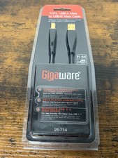 Gigaware USB-A to USB-B 2.0 USB Cable 10ft New Model 26-714 Printer Cable NEW picture