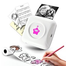Mini Pocket Thermal Printer Wireless Bluetooth Photo with Label Paper 300dpi picture
