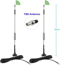 Verizon Wireless Jetpack 8800L 4G LTE Antenna Signal TS9 Omni Aerial 2pc picture