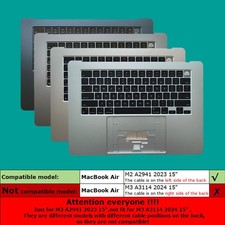 NEW Starlight Midnight Gray Top Case For MacBook Air 15