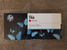 2024 GENUINE HP #746 Magenta 300ml Ink Cartridge P2V78A DesignJet Z6 Z9 Sealed picture