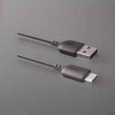 onn USB-C to USB-A Round USB Cable 6 ft (1.8 m) Black Type C Male Universal picture