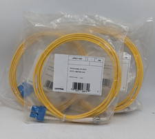 Fiber Optic Multimode Duplex Patch Cord SC-ST Cable 2 Meters, AB New Lot of 3 picture