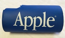 Vintage 1990’s Old Apple Computer Logo Piece Of Blue Neoprene Foam picture