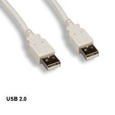 KNTK 15ft USB 2.0 Type A Cable 28AWG Charge Sync Data Transfer Beige Color picture