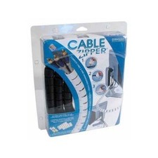Cable Zipper - Cord Controll System (black) (8' Long X 1