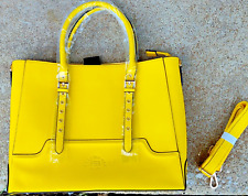 17in Women's Yellow Briefcase Laptop Bag Office Computer Purse Travel Business picture