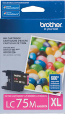 New Genuine Brother LC75XL Magenta Super High Yield Ink Cartridge picture