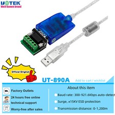 USB to RS-485 RS-422 Converter DB9 RS485 RS422 Usb 2.0 Cable ESD Magnetic Ring picture