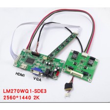 For LM270WQ1-SDE3 LM270WQ1(SD)(E3) 2560x1440 EDP Controller kit 27