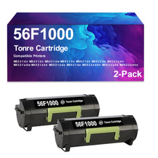 2 Pack  56F1000 Toner Cartridge Replacement for MS321dn MS421dn MS421dw MS521dn picture
