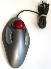 Logitech Trackman Marble USB  T-BC21 Mouse 810-000767 Tested Works picture