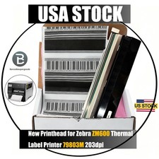 79803M New Printhead for Zebra ZM600 Thermal Label Printer 203dpi picture