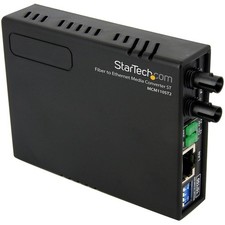 StarTech 10/100 Multi Mode Fiber Copper Fast Ethernet Media Converter ST 2 km, picture