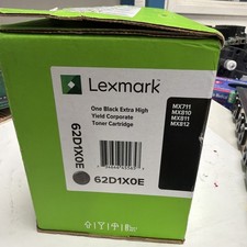 Lexmark 62D1X0E Black Extra High Yield Toner Cartridge Sealed picture