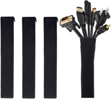 JOTO 4 Pack Cable Management Sleeve 19-20 Inches -Black picture