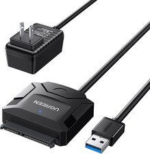 UGREEN SATA to USB 3.0 Adapter Cable for 3.5 2.5 Inch SSD/HDD Hard Drive Reader picture