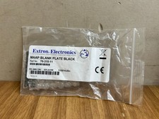 NEW Extron 70-315-11 MAAP Single Blank Plate, Black (missing screws) picture