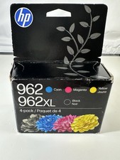HP 962 XL 962XL Original Ink Cartridges 4 pack- Yellow/Magenta/Cyan/Black New🫡 picture