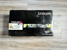 C792A1MG Original OEM Lexmark C792 Toner, Magenta Genuine Sealed picture