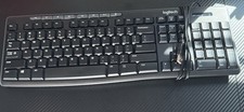 Logitech Wired USB Keyboard K200 Standard Black TESTED  picture