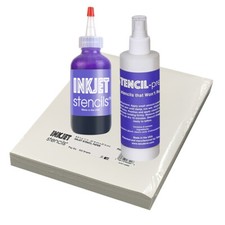 Inkjet Tattoo Stencil Refill Kit - Tracing Paper, Spray & Stencil Ink Set picture