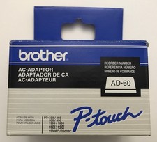 New OEM Brother AD-60 AC Power Adapter for P-Touch Label Printer picture