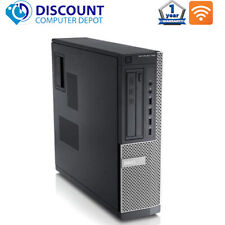 Dell Desktop Computer Optiplex Core i5 8GB 256GB SSD HD DVD Wifi Windows 10 PC picture