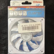 Enermax Cluster Advance 120mm White LED PWM Case Fan Twister 1800RPM 84CFM picture