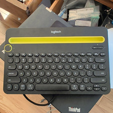 Logitech K480 Compact bluetooth keyboard with case picture