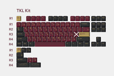 Drop + RedSuns GMK Red Samurai Keycap Set - TKL Layout w/o 