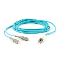 Duplex OM3 10 Gigabit Multimode Fiber Patch Cable LC to SC UPC 3.0mm 1M-50M picture