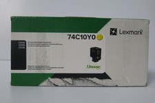 Lexmark 74C10Y0 Yellow Standard Yield Return Program Toner Cartridge NEW SEALED picture