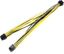EPS 12V 8 Pin to 2 x 8 Pin Motherboard Y-Splitter Power Adapter Cable picture