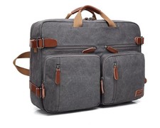 CoolBELL Convertible Backpack Shoulder Messenger Laptop travel UNISEX Canvas EUC picture
