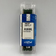 Crucial 8 GB UDIMM 1600 MHz PC3-12800 DDR3 SDRAM Memory New (CT2KIT51264BA160B) picture
