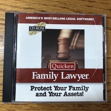 Quicken Family Lawyer Disc / Macintosh Computer Software picture