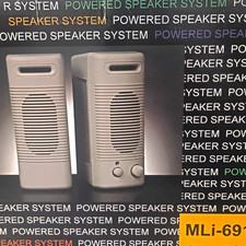 MidiLand MLi-691PA 2.0 Wired 14W RMS Computer Speakers Gray Volume Control picture