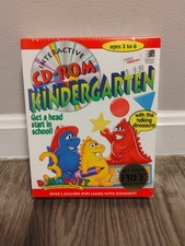 Vintage Dinosoft Interactive CD-ROM Kindergarten Windows Sealed Rare picture