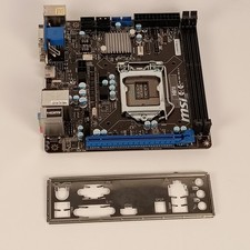 MSI H81I Mini-ITX Motherboard With IO Shield (Tested and works) picture