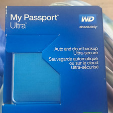 Western Digital My Passport Ultra Blue Portable External HDD with Cloud Storage picture