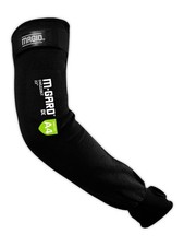 MAGID Cut Resistant Arm Sleeves with Thumb Slot, 1 Pair, Black, 22